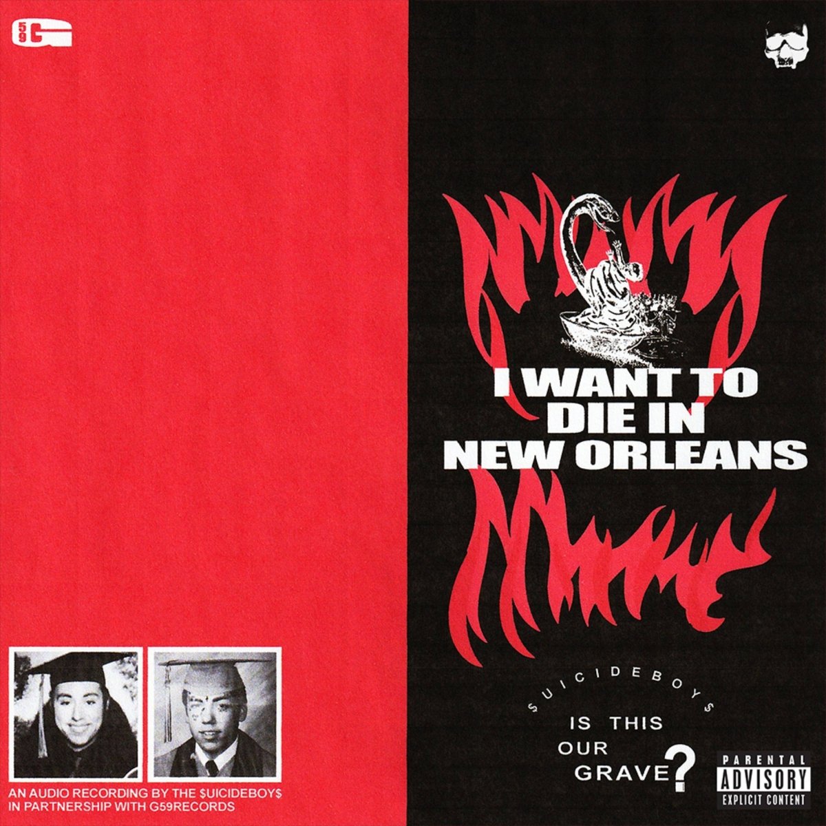 Suicideboys - I Want to Die in New Orleans (Red/Black Color) Vinyl