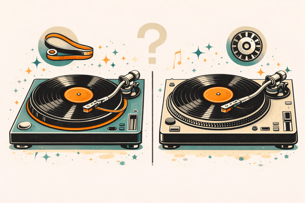 Belt-Drive vs Direct-Drive Turntables: Which Is Right for You? - GOOD TASTE Records