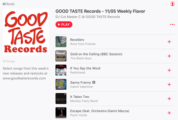 Listen to The Weekly Flavor - GOOD TASTE Records
