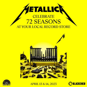 Metallica '72 Seasons' In-Store Listening Party - Friday, April 14 2023 - GOOD TASTE Records