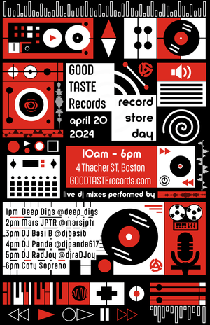 Record Store Day 2024 at GOOD TASTE Records - Saturday April 20, 2024 - GOOD TASTE Records
