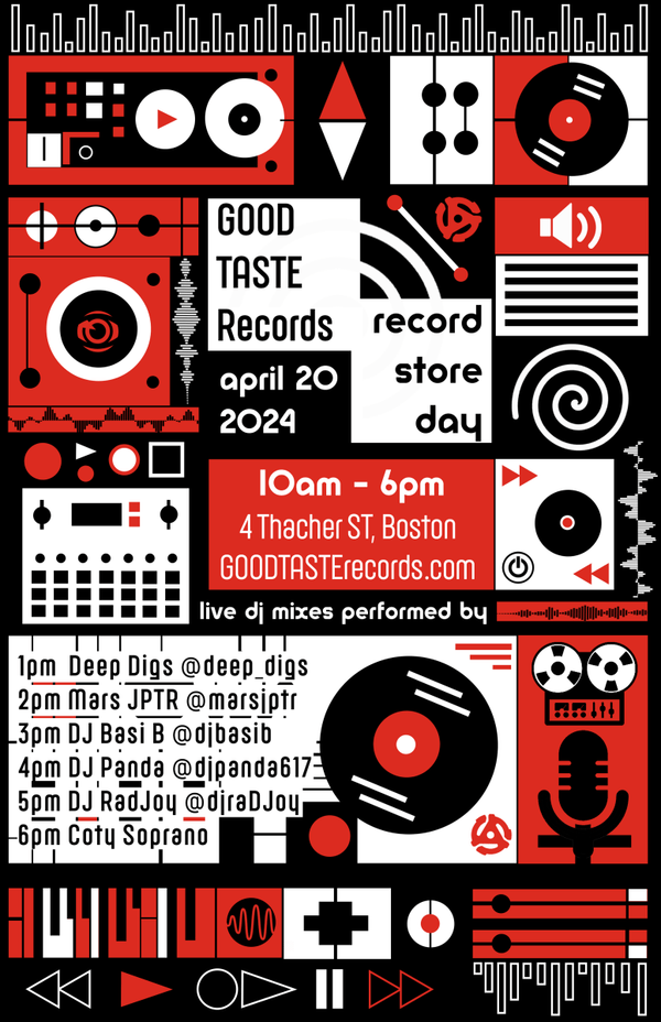 Record Store Day 2024 at GOOD TASTE Records - Saturday April 20, 2024 - GOOD TASTE Records