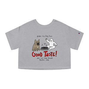 Dog TASTE Women's Cropped T-Shirt