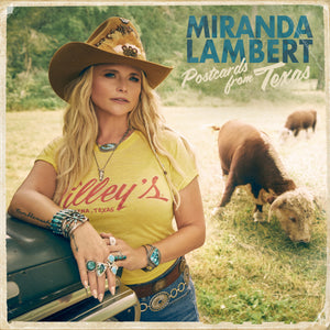 Miranda Lambert - Postcards from Texas (Sea Blue Color) Vinyl LP