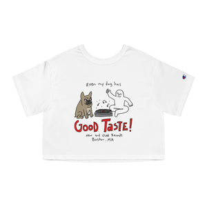Dog TASTE Women's Cropped T-Shirt