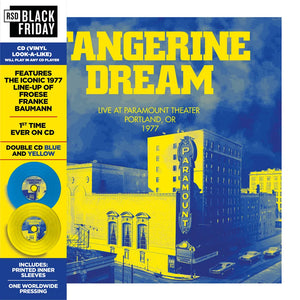 Tangerine Dream - Live at Paramount Theatre, Portland, OR '77 (RSD Black Friday 2026) CD