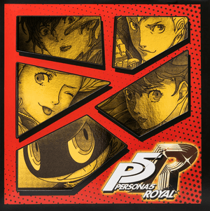 Atlus Sound Team - Persona 5 Royal Soundtrack (Red/Black Ice/Gold Nugget Color) Vinyl LP_GOOD TASTE Records