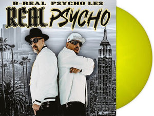B - Real & Psycho Les - Real Psycho (Indie Exclusive Limited Edition) (Yellow Color) Vinyl LP_GOOD TASTE Records