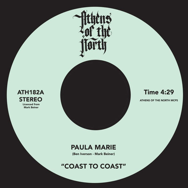 Coast to Coast - Paula Marie Vinyl 7"_ATH182 7_GOOD TASTE Records