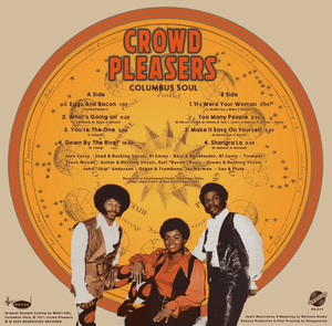 Crowd Pleasers - Columbus Soul - The $7000 Acetate Vinyl LP_GOOD TASTE Records