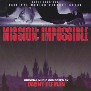 Danny Elfman - Mission: Impossible (Original Motion Picture Score) (30th Anniversary Transparent Blue Color) Vinyl LP_GOOD TASTE Records