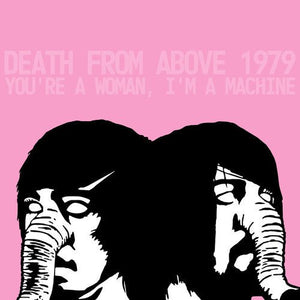 Death From Above 1979 - You're a Woman, I'm a Machine (Pink & Silver Splatter Color) Vinyl LP_GOOD TASTE Records