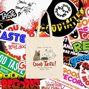 Dog TASTE Canvas Tote_GOOD TASTE Records