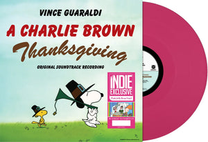 Vince Guaraldi - A Charlie Brown Thanksgiving (Indie Exclusive Pink Jelly Bean Color) Vinyl LP