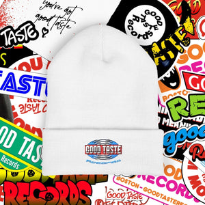 EMBLEM Embroidered Beanie_GOOD TASTE Records