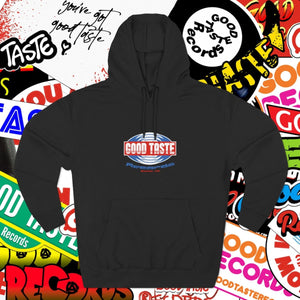 Emblem Fleece Hoodie_GOOD TASTE Records