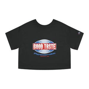 Emblem Women's Cropped T-Shirt_GOOD TASTE Records
