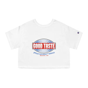 Emblem Women's Cropped T-Shirt_GOOD TASTE Records
