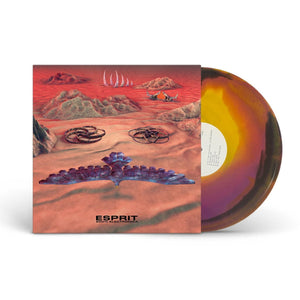 ESPRIT 空想 - 200% Electronica (Yellow Orange Purple Black Swirl Color) Vinyl LP_GOOD TASTE Records