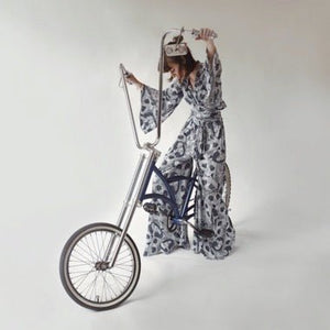 Faye Webster - Faye Webster (self - titled) (White & Dark Blue Splatter Color) Vinyl LP_GOOD TASTE Records