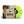 George Clanton - 100% Electronica (Neon Yellow & Green Splatter Color) Vinyl LP_GOOD TASTE Records