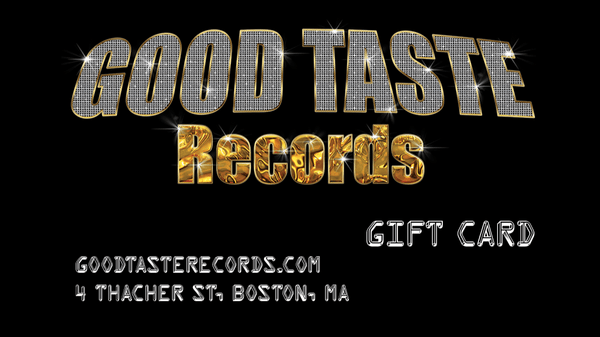 GOOD TASTE Gift Card_GTRGC250_GOOD TASTE Records