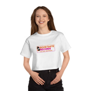 GOODunks Women's Cropped T-Shirt_GOOD TASTE Records