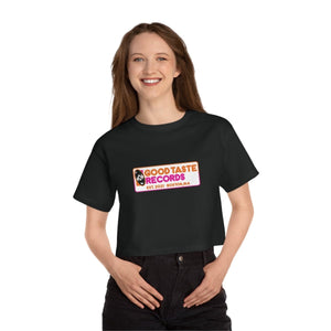 GOODunks Women's Cropped T-Shirt_GOOD TASTE Records