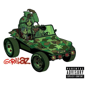 Gorillaz - Gorillaz (self-titled) (Brick & Mortar Exclusive Camouflage Green, Brown & Black Color) Vinyl LP_GOOD TASTE Records