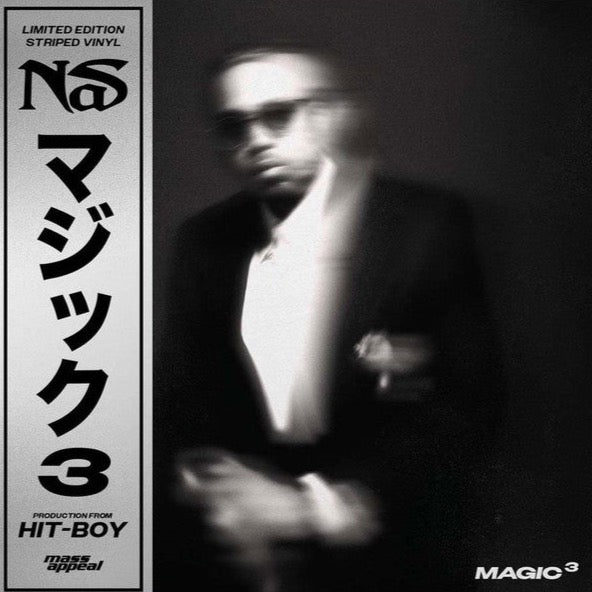 Nas - Magic 3 (Limited Edition Black & White Stripe Color) Vinyl LP