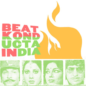 Madlib - Beat Konducta Vol. 3-4: In India (Saffron Blend Semi-Transparent Silver & Saffron Yellow Color) Vinyl LP