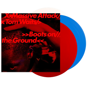 Massive Attack & Tom Waits - Boots on the Ground (Random Red, White and Blue Color) Vinyl 12"