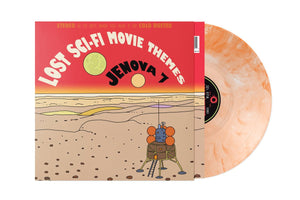 Jenova 7 - Lost Sci - Fi Movie Themes (White & Orange Marble Color) Vinyl LP_GOOD TASTE Records