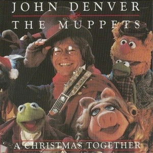 John Denver & The Muppets - A Christmas Together (Candy Cane Swirl Color) Vinyl LP_GOOD TASTE Records