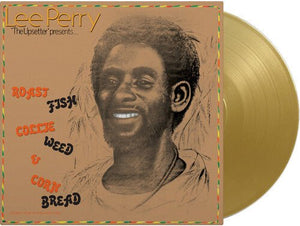 Lee "Scratch" Perry - Roast Fish Collie Weed & Cornbread (Numbered Gold Color) Vinyl LP_GOOD TASTE Records