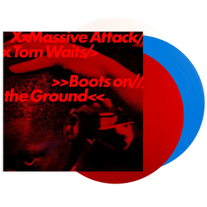 Massive Attack & Tom Waits - Boots on the Ground (Random Red, White and Blue Color) Vinyl 12"_GOOD TASTE Records