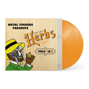 MF DOOM/Metal Fingers - Special Herbs Vol. 1 & 2 (Yellow Mustard Color) Vinyl LP_GOOD TASTE Records