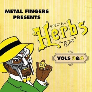 MF DOOM/Metal Fingers - Special Herbs Vol. 3 & 4 (Lemon Yellow Color) Vinyl LP_GOOD TASTE Records
