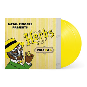 MF DOOM/Metal Fingers - Special Herbs Vol. 3 & 4 (Lemon Yellow Color) Vinyl LP_GOOD TASTE Records