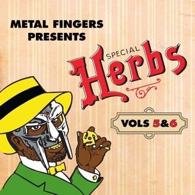MF DOOM/Metal Fingers - Special Herbs Vol. 5 & 6 (Apple Red Color) Vinyl LP_826257038418_GOOD TASTE Records