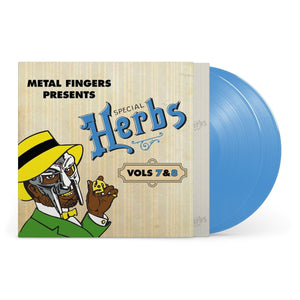MF DOOM/Metal Fingers - Special Herbs Vol. 7 & 8 (Sky Blue Color) Vinyl LP_GOOD TASTE Records