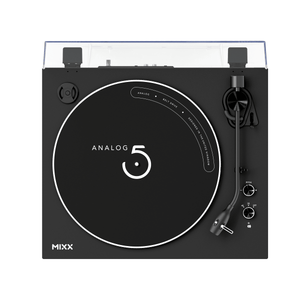 Mixx Analog 5 - Stereo Vinyl Turntable (Black Color)_GOOD TASTE Records