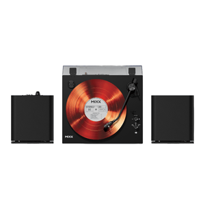 Mixx Analog 5 - Vinyl Record Player + Speakers (Black Color)_GOOD TASTE Records