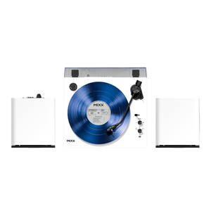 Mixx Analog 5 - Vinyl Record Player + Speakers (White Color)_GOOD TASTE Records
