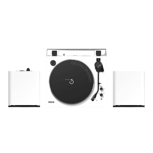 Mixx Analog 5 - Vinyl Record Player + Speakers (White Color)_GOOD TASTE Records