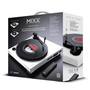 Mixx Analog Plus - Vinyl+CD Player (White Color)_GOOD TASTE Records