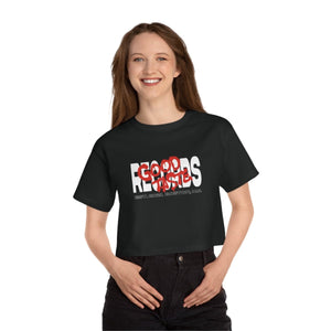Neo - GTR Women's Cropped T-Shirt_GOOD TASTE Records