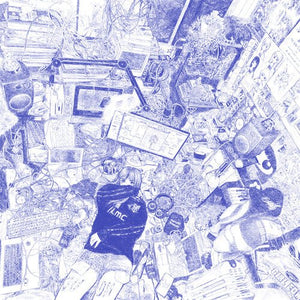 Niajirachi - I Love My Computer (Half Blue & White Color) Vinyl LP_GOOD TASTE Records