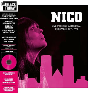 Nico  -  Live in Reims Cathedral, 1974 (RSD Black Friday 2025) Vinyl LP_GOOD TASTE Records