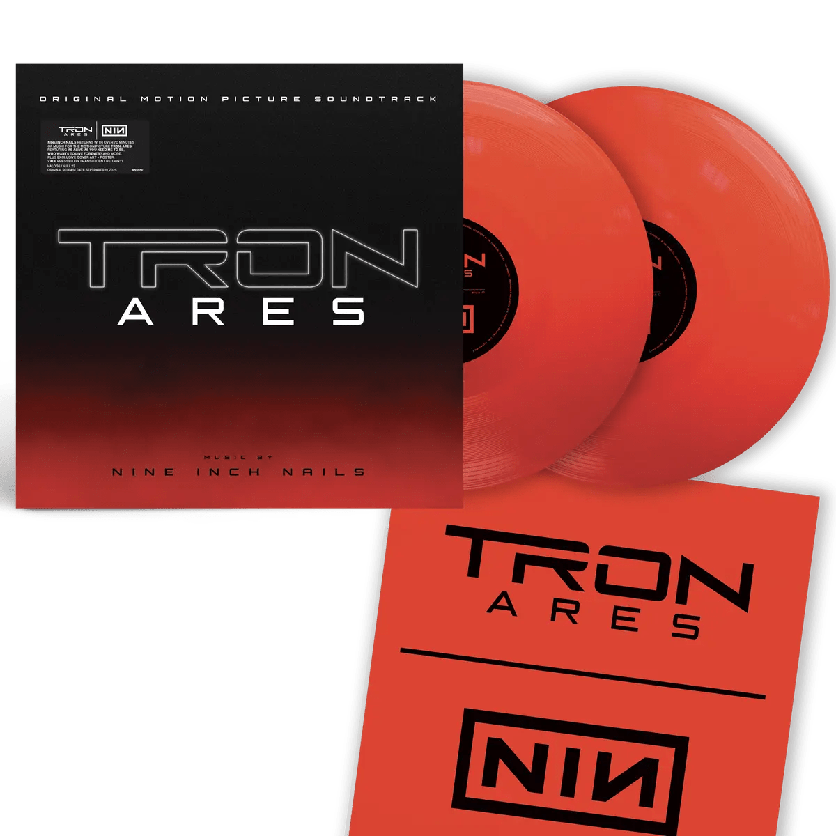Nine Inch Nails - Tron: Ares (Original Soundtrack) (Red Color) Vinyl LP ...